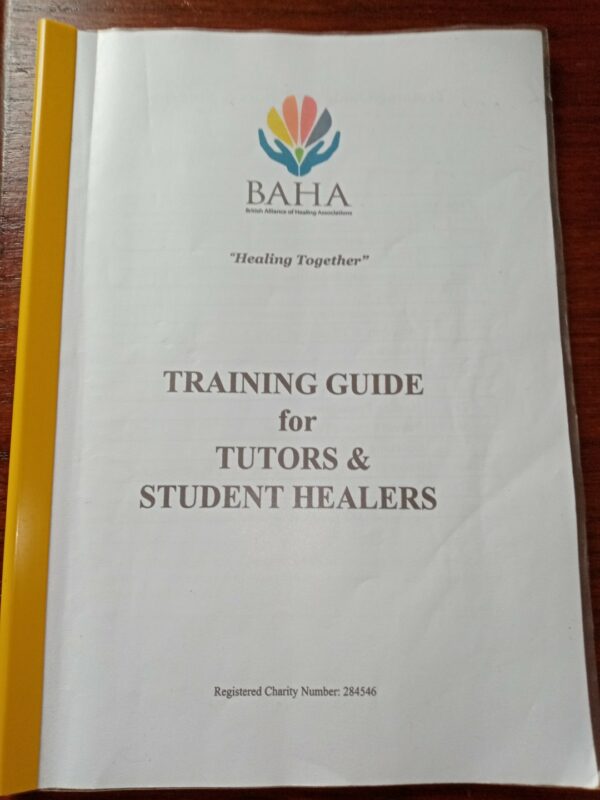 Training Guide for Tutors and Student Healers